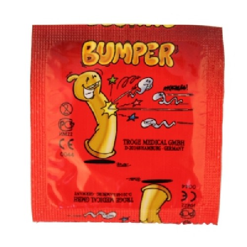 Kondome mssen immer eine schlichte langweilige Verpackung haben ... dieses ungeschriebene Gesetz wurde mit unseren Bumper-Kondomen jetzt endlich aufgehoben.
