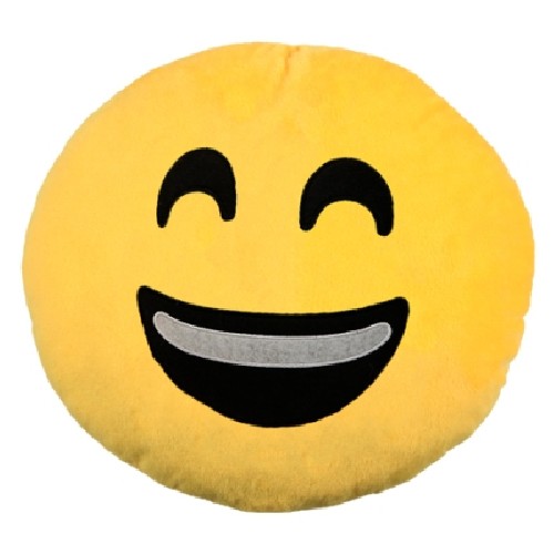 Emoticonkissen L 30 cm - Happy
